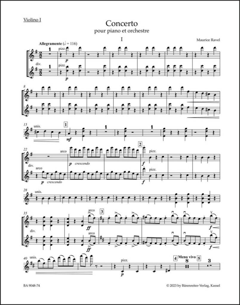 Concerto pour Piano et Orchestre